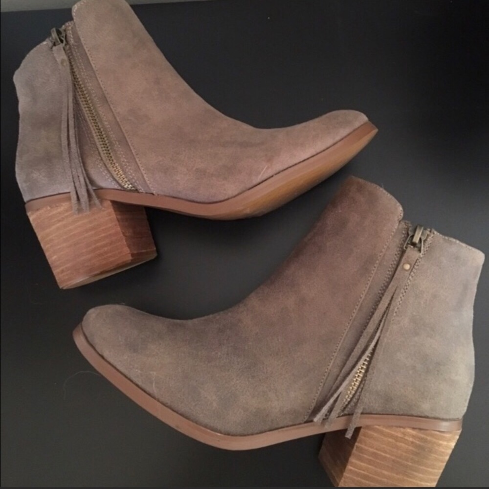 Franklin Tassel ZIP Booties - Stitch Fix